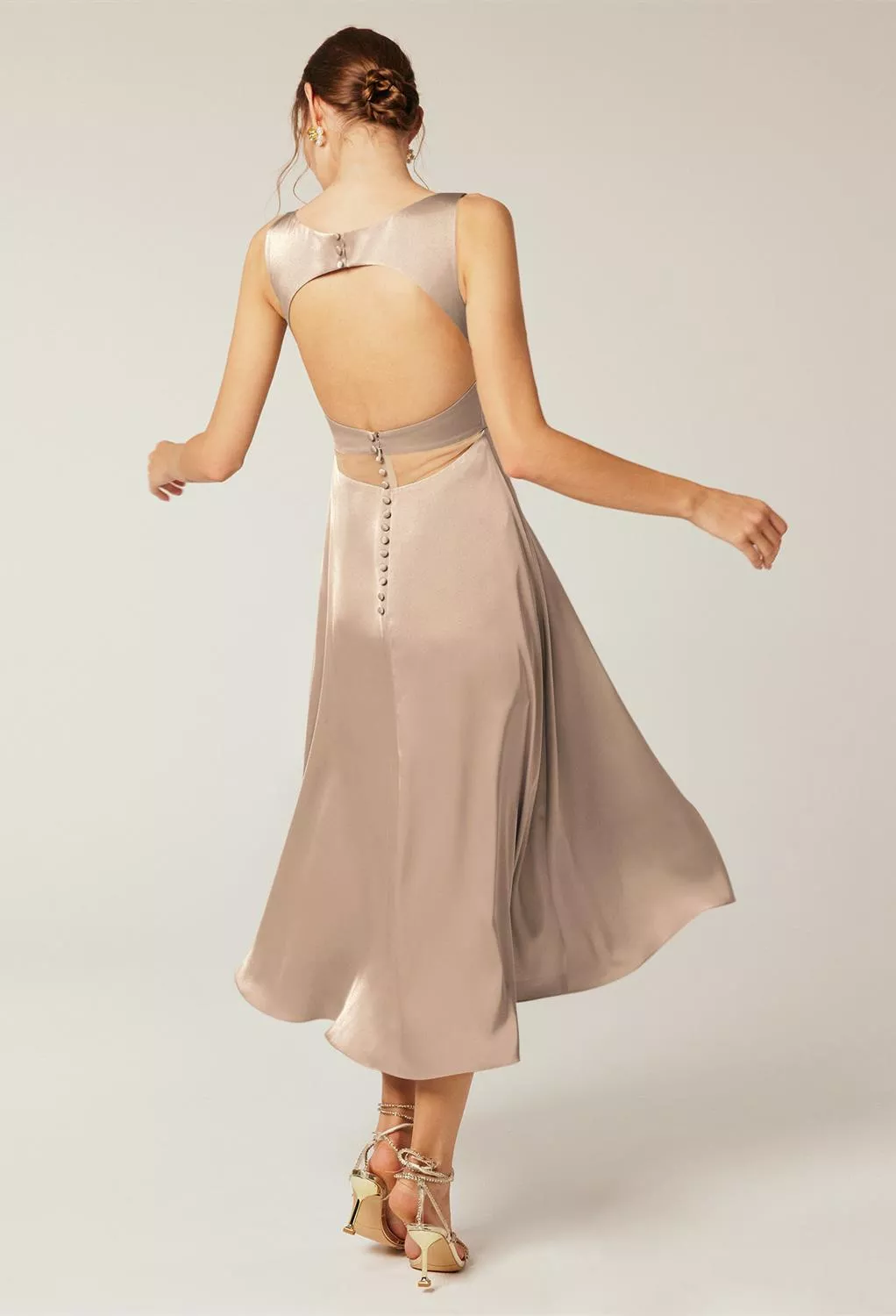 AW May Taupe  Spring Wedding Guest Dresses